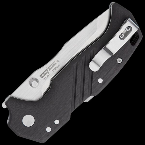 Cold Steel 3.5" ENGAGE S35VN / TANTO / 3.8MM THICK / STRAIGHT EDGE SATIN STEEL / BLACK GFN HANDLE - Image 2