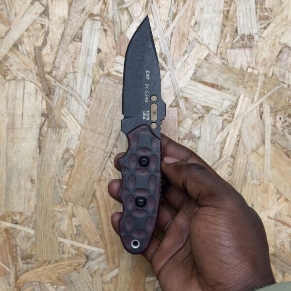 TOPS CAT #200 Hunter,Black Blade with Red/Black Rocky Mnt Handles - Image 2