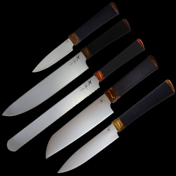 Ontario Knife Company Agilite Block Set (Includes 1 block & 5 knives)