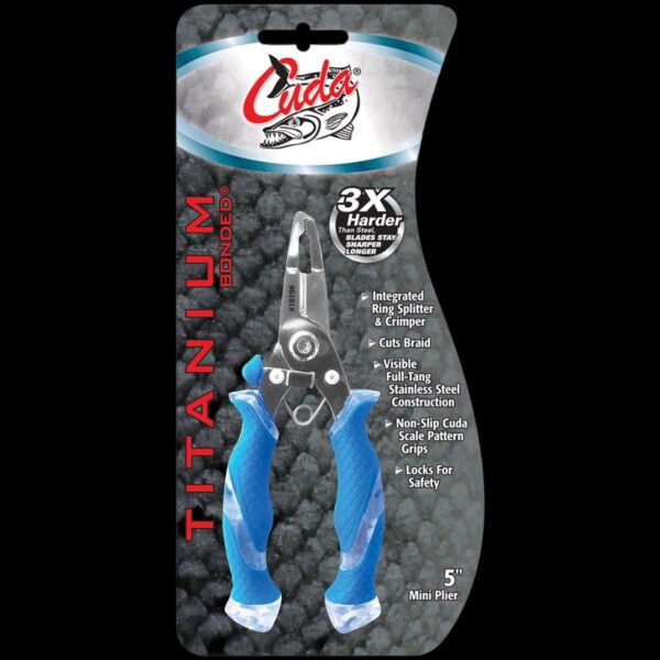 Cuda 5" Titanium Bonded Mini Plier - Image 2