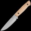 ZA-PAS Explorer, 80CrV2, Ash Wood Handle & Black Leather Sheath