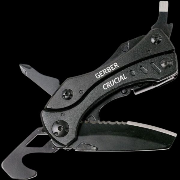 Gerber Crucial™ Black (Multi-Tool with Strap Cutter) - Image 3
