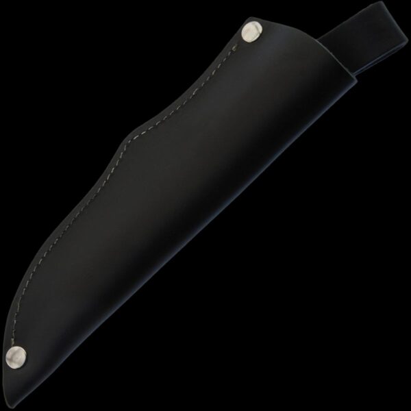 ZA-PAS Modern Pukko XS, 80CrV2, Ash Wood Handle & Black Leather Sheath - Image 3