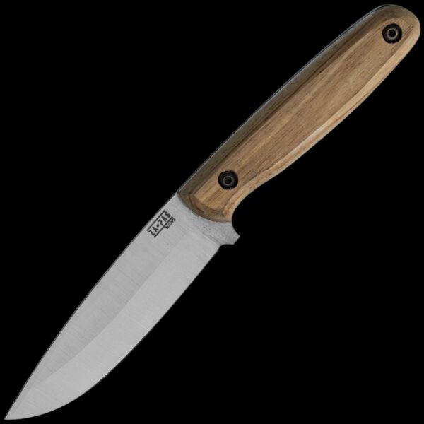 ZA-PAS Wave, 80CrV2, Ash Wood Handle & Black Leather Sheath