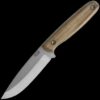 ZA-PAS Wave, X50CrMoV15, Ash Wood Handle & Black Leather Sheath