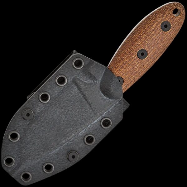 ESEE SENCILLO, A2 Blade, 3D Burlap Mircarta Handle, Kydex Sheath - Image 2