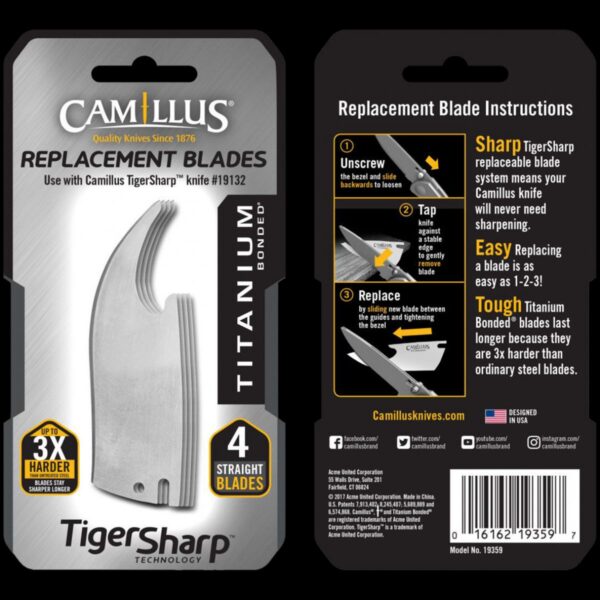 Camillus TIGERSHARP REPLACEMENT BLADES FOR 19132 - Image 2