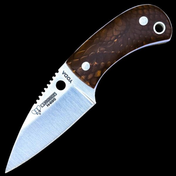 Cudeman Yoda Juma Brown with Kydex Sheath