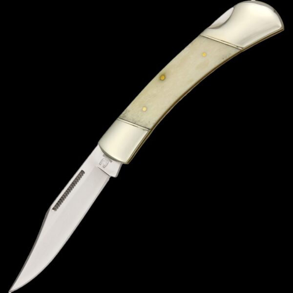 Rough Ryder Folding Hunter White Bone