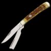 Rough Ryder Razor Trapper Amber Bone