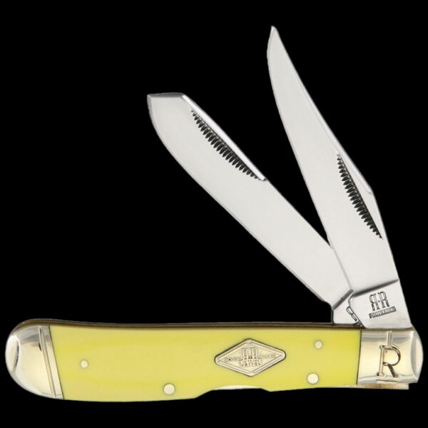 Rough Ryder Rough Rider Yellow Carbon Steel Mini Trapper