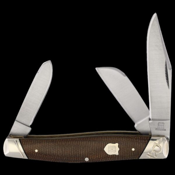 Rough Ryder Tater Skin Stockman Brown Burlap
