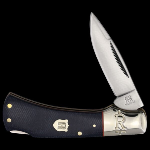 Rough Ryder Denim Micarta Linerlock Work Knife