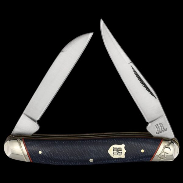 Rough Ryder Faded Blue Jeans Muskrat Folding Knife
