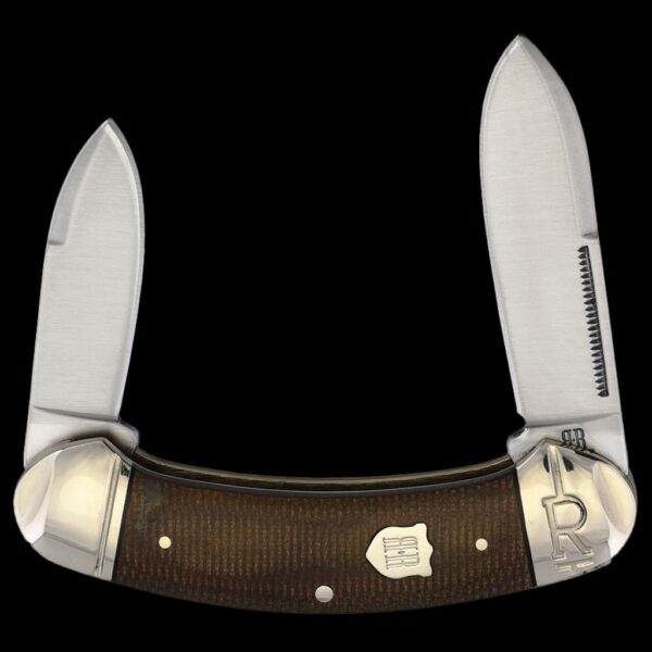 Rough Ryder Tater Skin Bow Canoe Brown Burlap