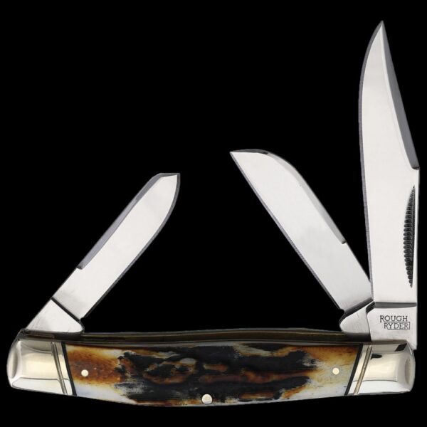 Rough Ryder Stockman Cinnamon Bone Stag
