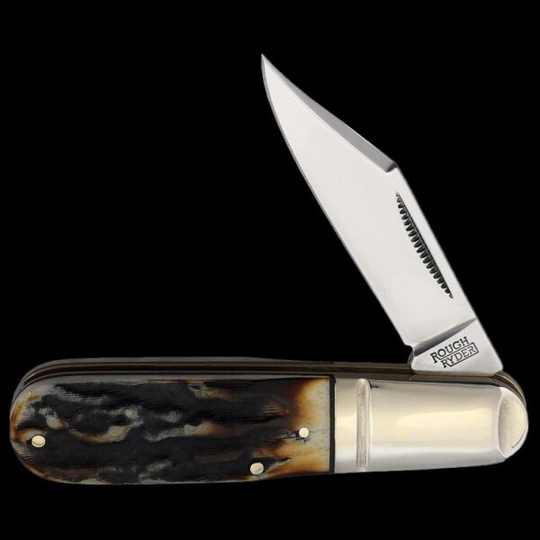 Rough Ryder Barlow Cinnamon Stag Bone Folding Knife