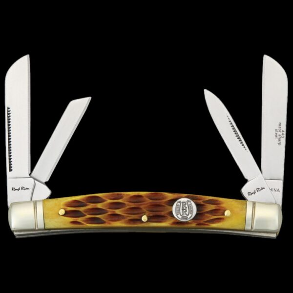 Rough Ryder Congress Amber Bone
