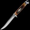 Rough Ryder Amber Bone Small Hunter Fixed Blade Knife