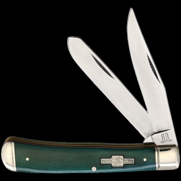 Rough Ryder Turquoise Smooth Bone Trapper
