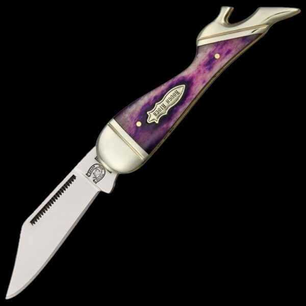 Rough Ryder Small Leg Knife Purple