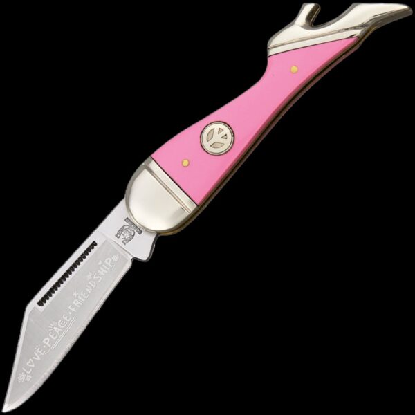 Rough Ryder Pink Small Leg Knife