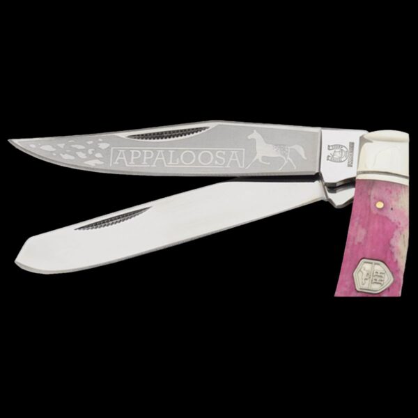 Rough Ryder Red Appaloosa Smooth Bone Trapper - Image 2