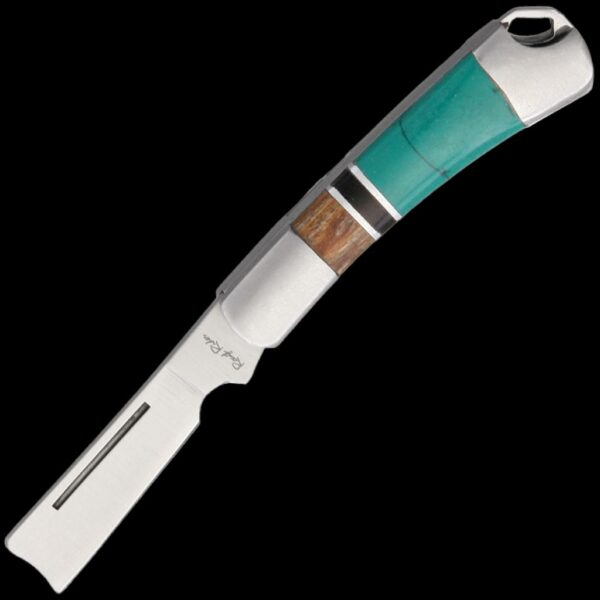 Rough Ryder Turquoise Mini Razor Folder