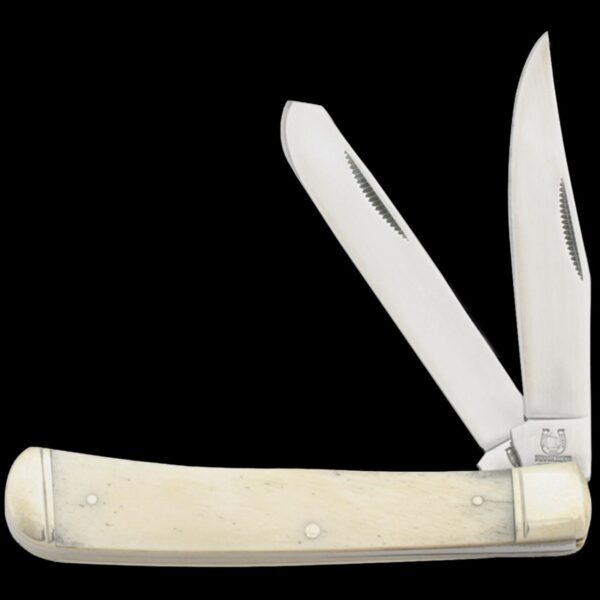 Rough Ryder Scrimshaw Trapper Folding Knife and Kit - Image 2