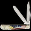 Rough Ryder America Carved Bone Trapper