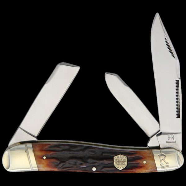 Rough Ryder Stag Bone Jumbo Stockman