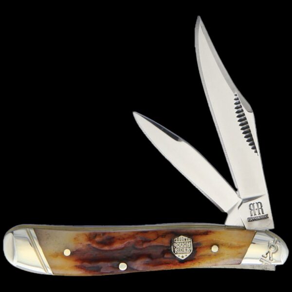 Rough Ryder Peanut Brown Stag Bone