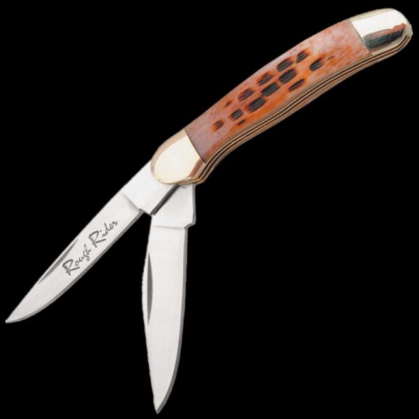 Rough Ryder Jigged Bone Mini Copperhead