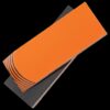 Rough Ryder Knife Handle Slab Black and Orange G-10