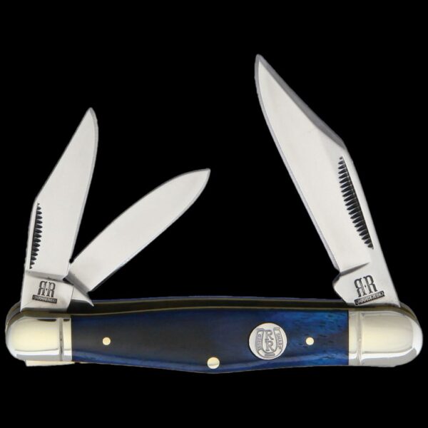 Rough Ryder Blue Smooth Bone Whittler