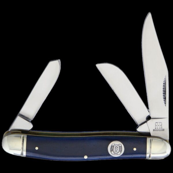 Rough Ryder Blue Smooth Bone Stockman