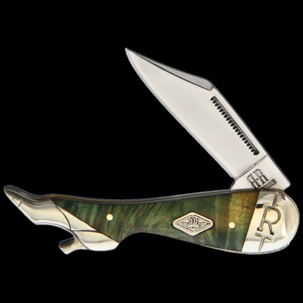 Rough Ryder Artisanwood Lady Leg Folding Knife