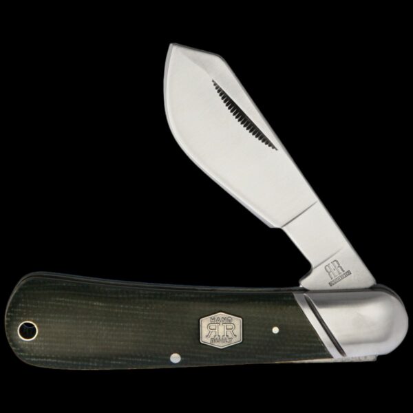 Rough Ryder Cotton Sampler Green Micarta - Image 2