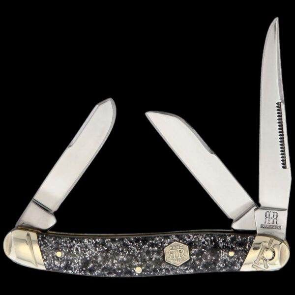 Rough Ryder Stockman - Silver Sparkle
