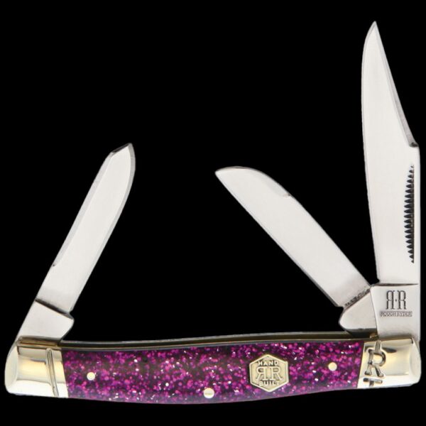 Rough Ryder Stockman - Purple Sparkle