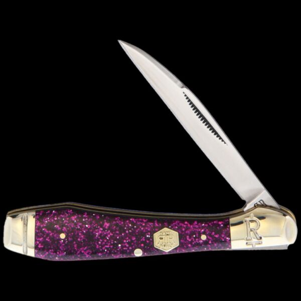 Rough Ryder Purple Sparkle Wharncliffe