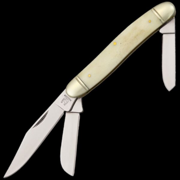 Rough Ryder White Smooth Bone Stockman