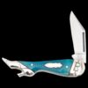 Rough Ryder Black and Blue Leg Knife