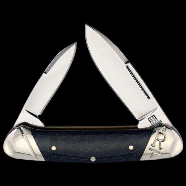 Rough Ryder Denim Micarta Canoe