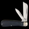 Rough Ryder Denim Micarta T10 Carbon Half Hawk