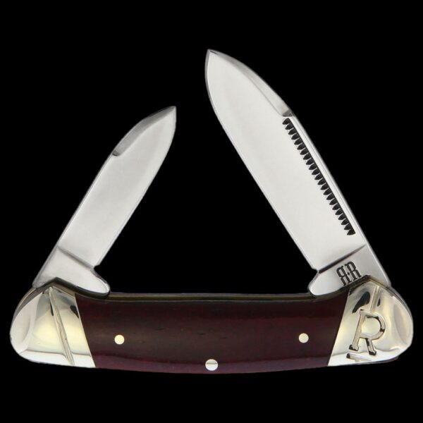 Rough Ryder Mini Canoe Red Smooth Bone