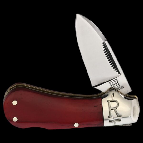 Rough Ryder Cub Lockback Red Smooth Bone