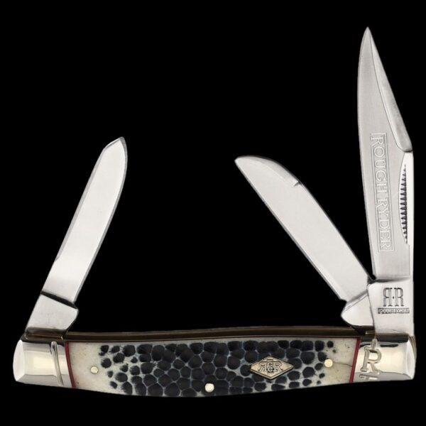 Rough Ryder Buckshot Bone Medium Stockman