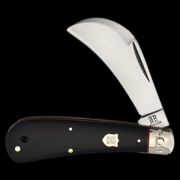 Rough Ryder Highland Black Micarta Hawkbill