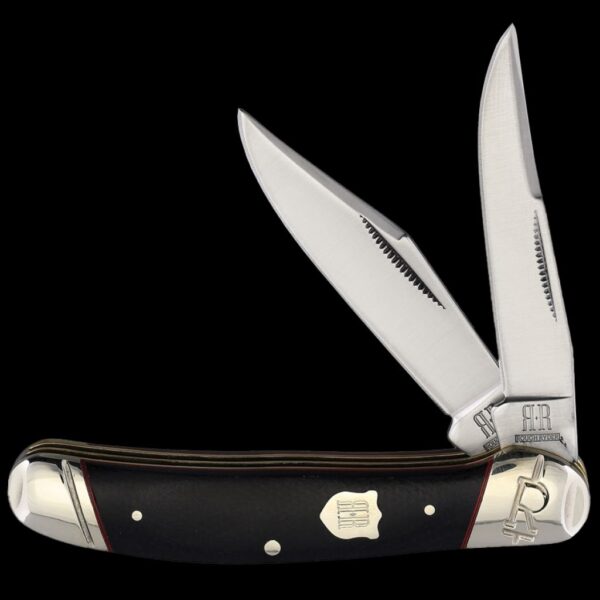 Rough Ryder Highland Black Micarta Copperhead